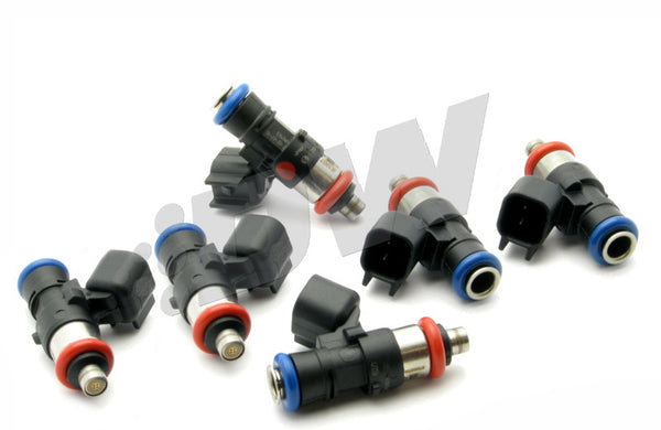 DeatschWerks 11+ Mustang V6 3.7L 50lb Injectors - 16U-00-0050-6 for 2011-2017 Ford Mustang - front view