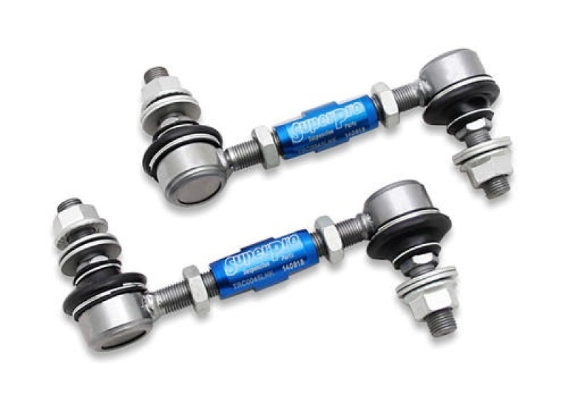 SuperPro 15-21 BMW Rear HD Adjustable End Link Set (10mm Studs 125mm-145mm Length) - TRC1045A