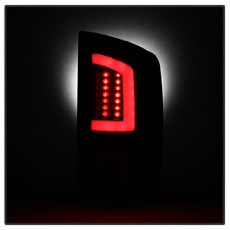 Spyder 07-09 Dodge Ram 2500/3500 V3 Light Bar LED Tail Lights - Black (ALT-YD-DRAM06V3-LBLED-BK) - 5084262