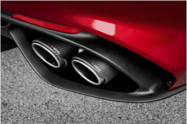 Akrapovic 17-19 Alfa Romeo Giulia Quadrifoglio Evolution Line Cat Back (Titanium) - S-AR/TI/1H for 2017-2020 Alfa Romeo Giuli