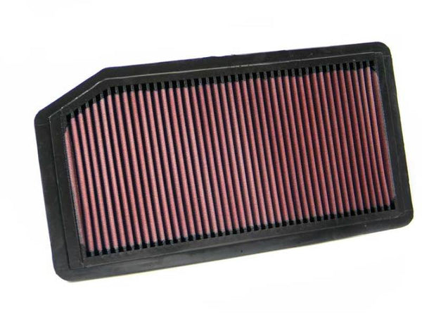 K&N Replacement Air Filter HONDA RIDGELINE 3.5L - V6; 2006-2011 - 33-2323 for 2006-2014 Honda Ridgeline - front view