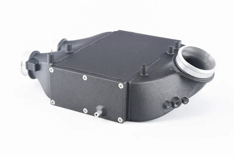 CSF 2014+ BMW M3/M4 (F8X) Top Mount Charge-Air-Cooler - Crinkle Black - 8082