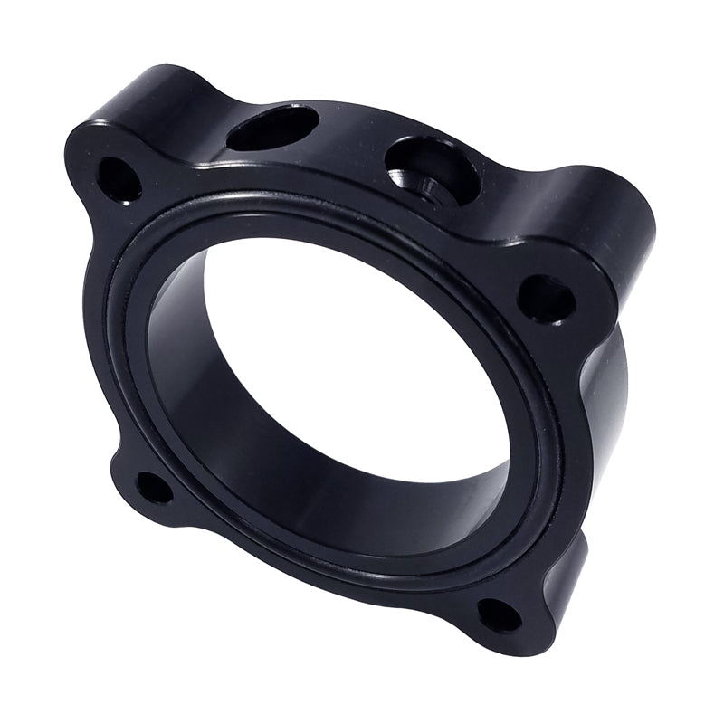 Torque Solution Throttle Body Spacer 2015 Ford Mustang Ecoboost - Black - TS-TBS-033