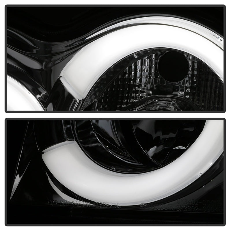 Spyder 05-07 Jeep Grand Cherokee - Light Bar Projector Headlights - Chrome - PRO-YD-JGC05V2-LB-C - 5086112