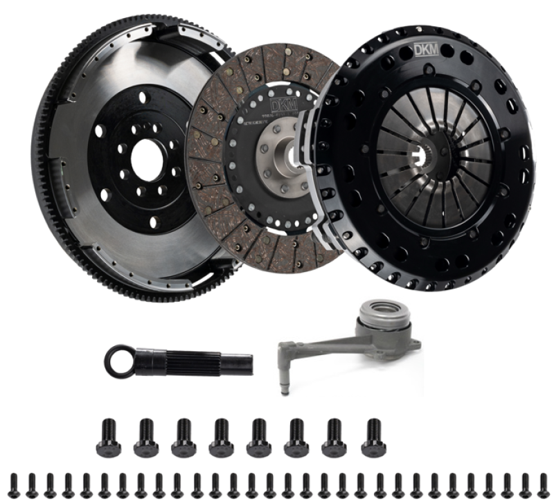DKM Clutch 2.0 VW/Audi A3 TSI 8 Bolt Motor MS Twin Disc Clutch w/Steel Flywheel (660 ft/lbs Torque) - MS-034-060