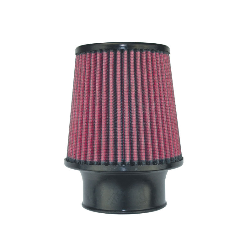 Injen High Performance Air Filter - 3.00 Black Filter 6 Base / 5 Tall / 4 Top - 45 Pleat - X-1017-BR