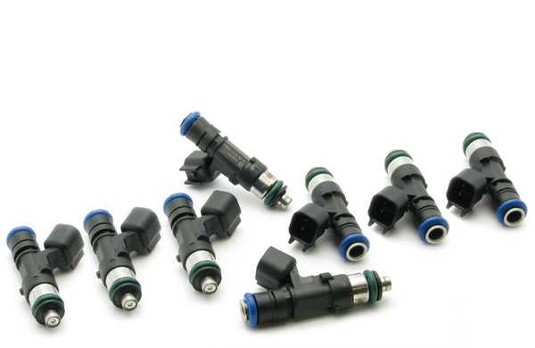 DeatschWerks LS2 / 5.7L & 6.1L HEMI 60lb Injectors - Set of 8 - 17U-00-0060-8 for 2006-2023 Dodge Charger - front view