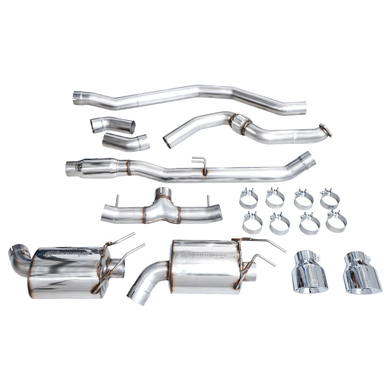 AWE Tuning 22+ Honda Civic Si/Acura Integra Touring Edition Catback Exhaust - Dual Chrome Silver Tip - 3015-32331