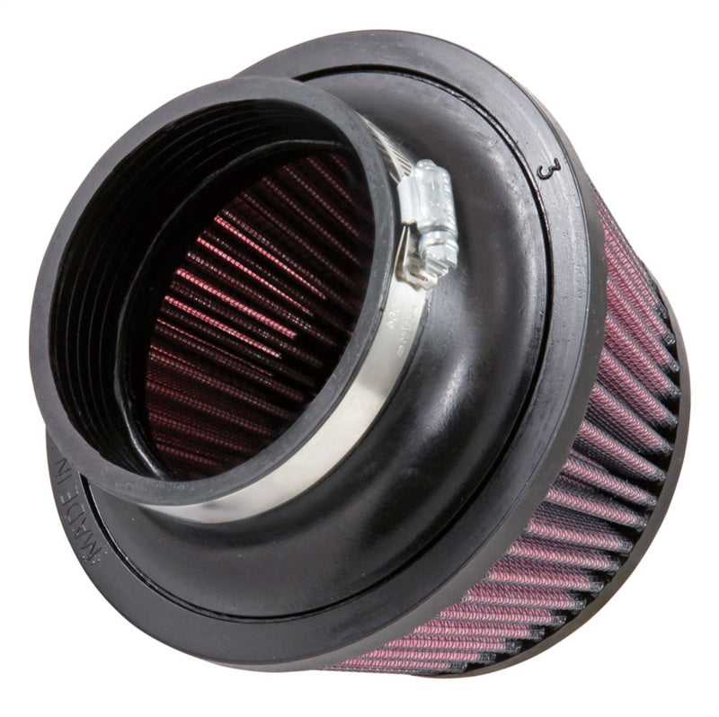 K&N Universal Round Clamp-On Air Filter 3in Flange ID x 6in Base OD x 4.625in Top OD x 3in Height - RU-5288