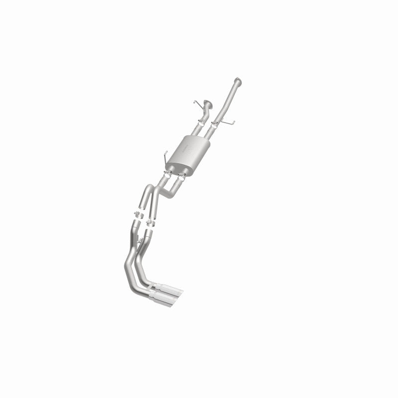 MagnaFlow 14 Toyota Tundra V8 4.6L/5.7L Stainless C/b Exhaust Dual same side pass. rear tire - 15306