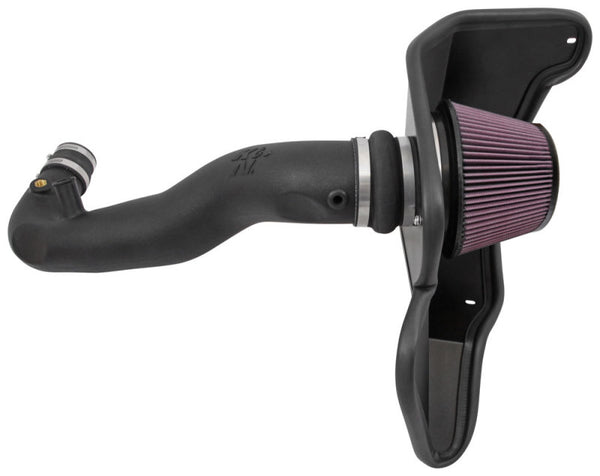 K&N 2015 Ford Mustang L4-2.3L 57 Series FIPK Performance Intake Kit - 57-2589 for 2015-2017 Ford Mustang - front view