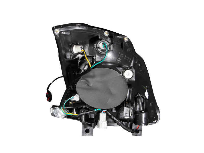 ANZO 2003-2005 Nissan 350Z Crystal Headlights Black - 121108