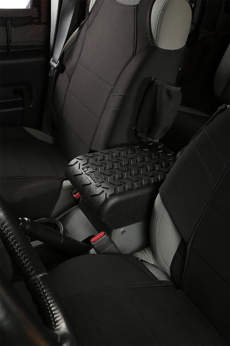 Rugged Ridge Center Console Cover Black 07-10 Jeep Wrangler - 13107.40 for 2007-2010 Jeep Wrangler - detail view
