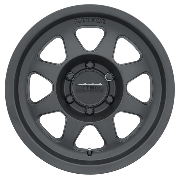 Method MR701 17x7.5 +50mm Offset 6x130 84.1mm CB Matte Black Wheel - MR70177563550 by Method Wheels - front view