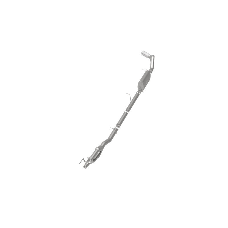 MagnaFlow Sys C/B 11-15 Ford Super Duty F250 6.2L EC CC, SS 3.5in Single Rear Pass Side Ext 5in Tip - 19174