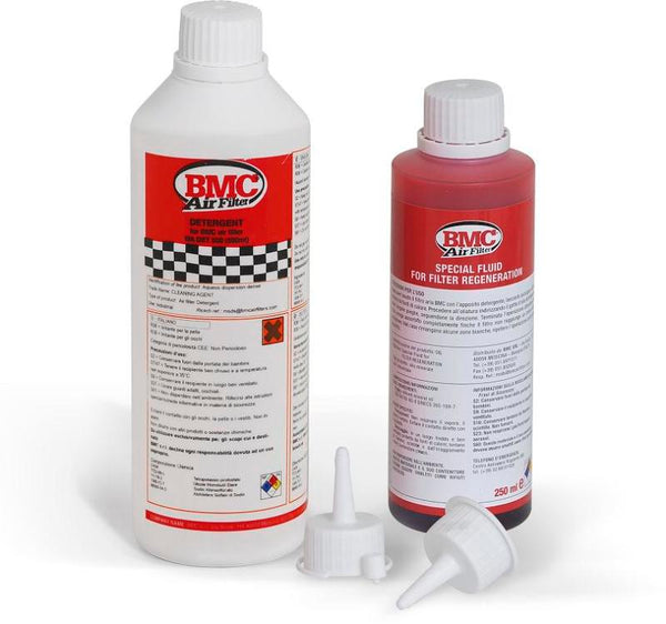 BMC Complete Filter Washing Kit - 500ml Detergent & 250ml Oil Bottle - WA250-500 by BMC