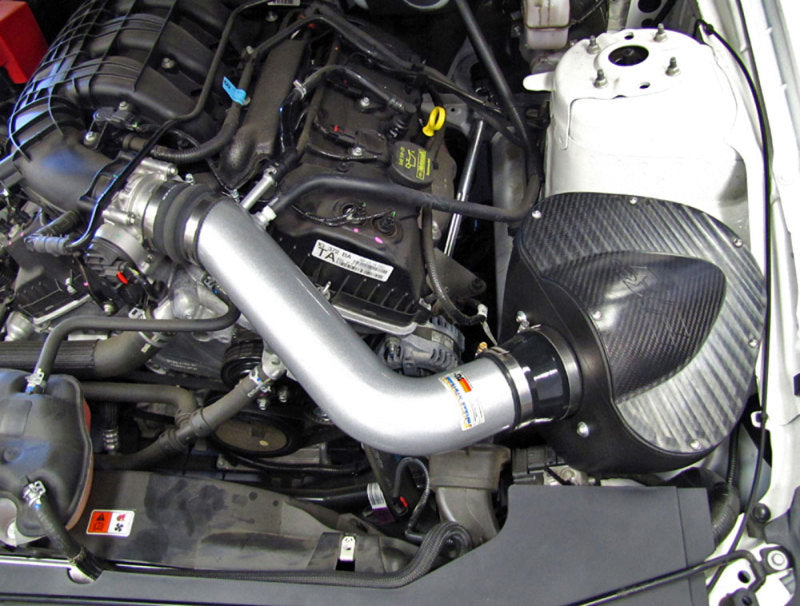 K&amp;N 11-12 Ford Mustang 3.7L V6 Typhoon Cold Air Intake - 69-3529TP