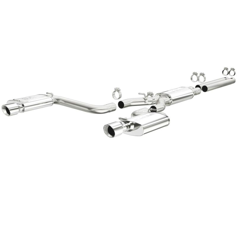 MagnaFlow CatBack 07-15 Nissan Titan V8 LGAS/LFLEX Single MF Polished Stainless Exhaust - 19421