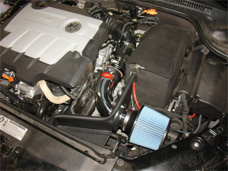 Injen 10-14 VW Golf 2.0L Turbo Diesel Polished Tuned Air Intake w/ MR Tech&amp;Super Filter - SP3009P