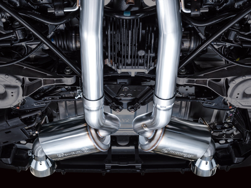 AWE 2023 Nissan Z RZ34 RWD Touring Edition Catback Exhaust System w/ Chrome Silver Tips - 3015-32400