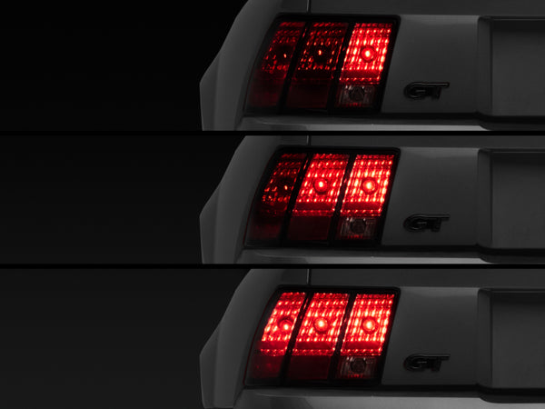Raxiom 96-04 Ford Mustang Excluding 99-01 Cobra Sequential Tail Light Kit (Plug-and-Play Harness) - 49143 for 1996-2004 Ford 