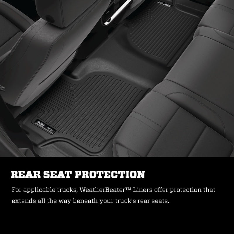 Husky Liners 2012 Ford Focus (4DR/5DR) WeatherBeater Combo Black Floor Liners - 98771