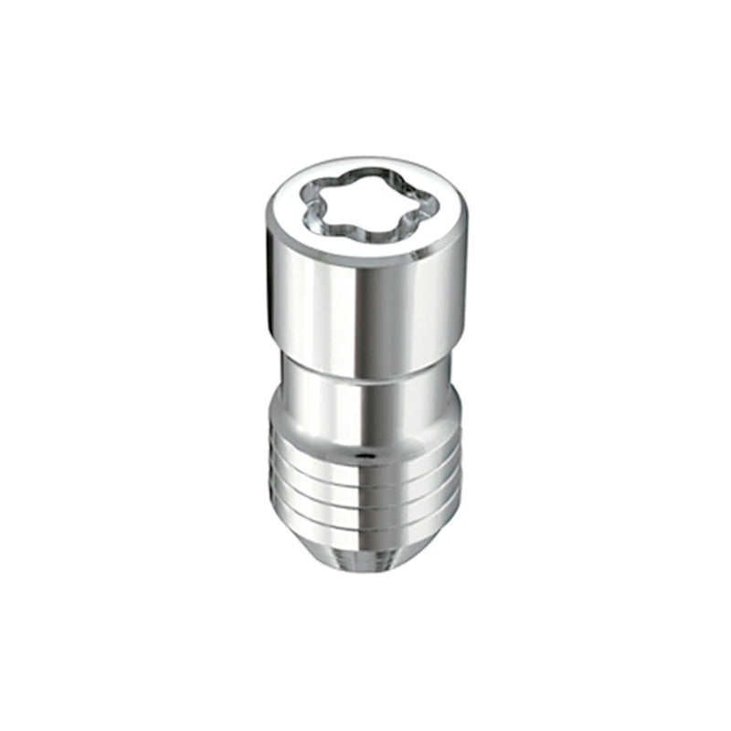 McGard Wheel Lock Nut Set - 4pk. (Cone Seat) M14X1.5 / 21mm &amp; 22mm Dual Hex / 1.639in. L - Chrome - 24215
