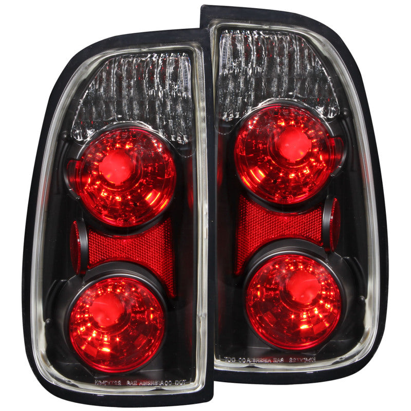 ANZO 2000-2006 Toyota Tundra Taillights Black (Regular &amp;amp; Access Cab Models Only) - 211126