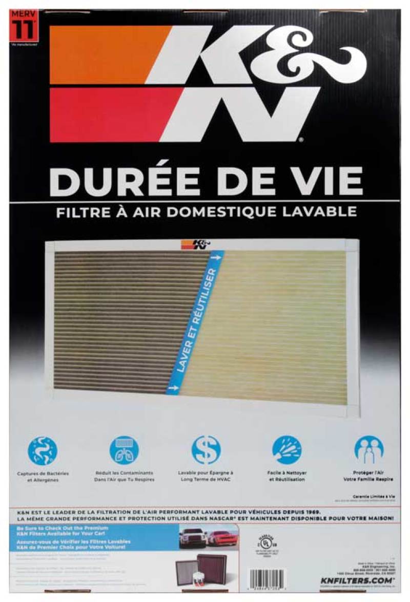 K&N HVAC Filter - 20 x 30 x 1 - HVC-12030