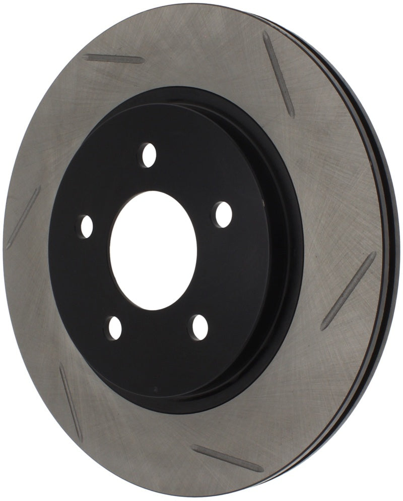 StopTech Power Slot 05-10 Mustang V6/4.0L / GT V8-4.6L Rear Left Slotted Rotor - 126.61087SL