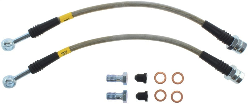 StopTech 2015 VW Golf R Stainless Steel Rear Brake Lines - 950.33521