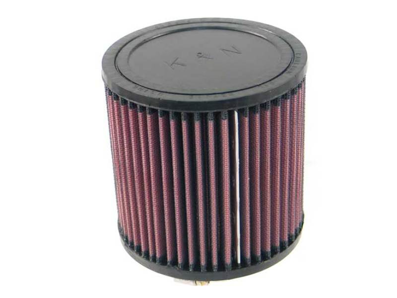 K&N Universal Rubber Filter 3 inch Flange 5 inch OD 5 inch Height - RU-2430 by K&N Engineering - angle view