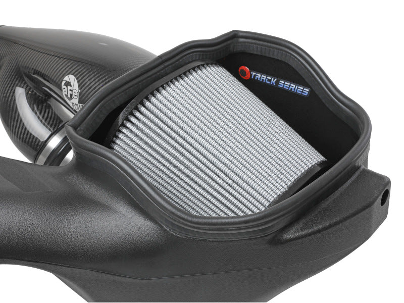 aFe 17-20 Ford F-150/Raptor Track Series Carbon Fiber Cold Air Intake System With Pro DRY S Filters - 57-10010D