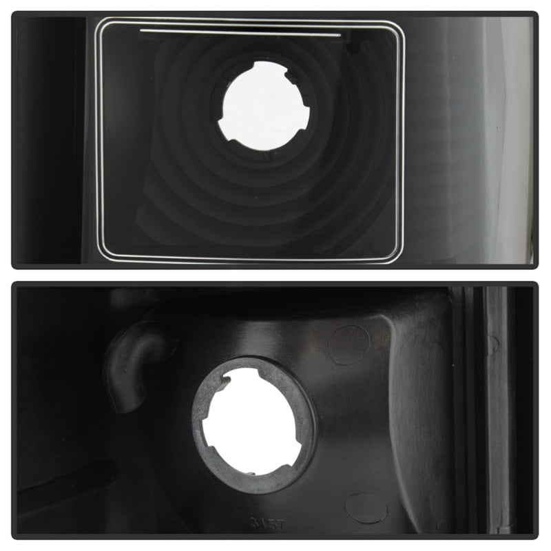 xTune Chevy Silverado 1500/2500/3500 99-02 / Version 3 Tail Lights Black ALT-ON-CS99V3-LBLED-BK - 9038761