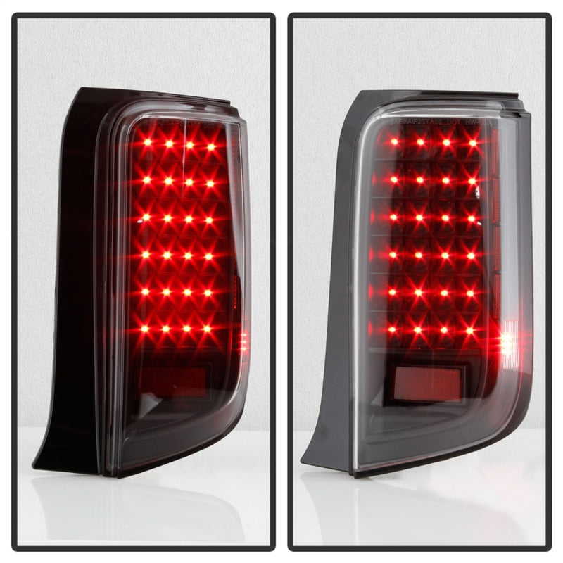 Xtune Scion Xb 08-10 LED Tail Lights Black ALT-ON-TSXB08-LED-BK - 5013156