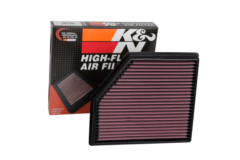 K&N 20-24 Cadillac CT4/CT5 2.0L L4 Replacement Panel Air Filter - 33-5102