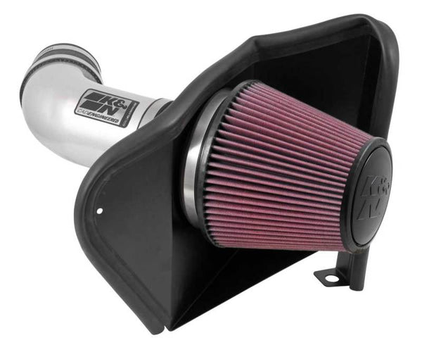 K&N 12-15 Jeep Grand Cherokee SRT 8 6.4L V8 High Flow Performance Intake Kit - 77-1567KS for 2012-2021 Jeep Grand Cherokee - 