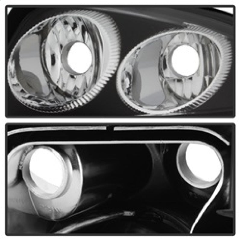 Spyder 02-05 Audi A4 (Excl Convertible/Wagon) Euro Style Tail Lights - Black (ALT-YD-AA402-BK) - 5000002