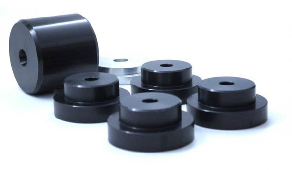SPL Parts 2009+ Nissan 370Z Solid Differential Mount Bushings - SPL SDBS Z34 for 2007-2013 INFINITI G - front view