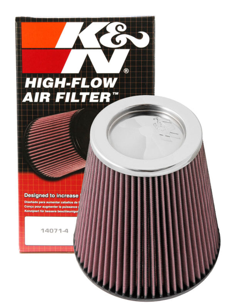 K&amp;N Round Tapered Universal Air Filter 6 inch Flange 7 1/2 inch Base 5 inch Top 7 1/2 inch Height - RF-1041