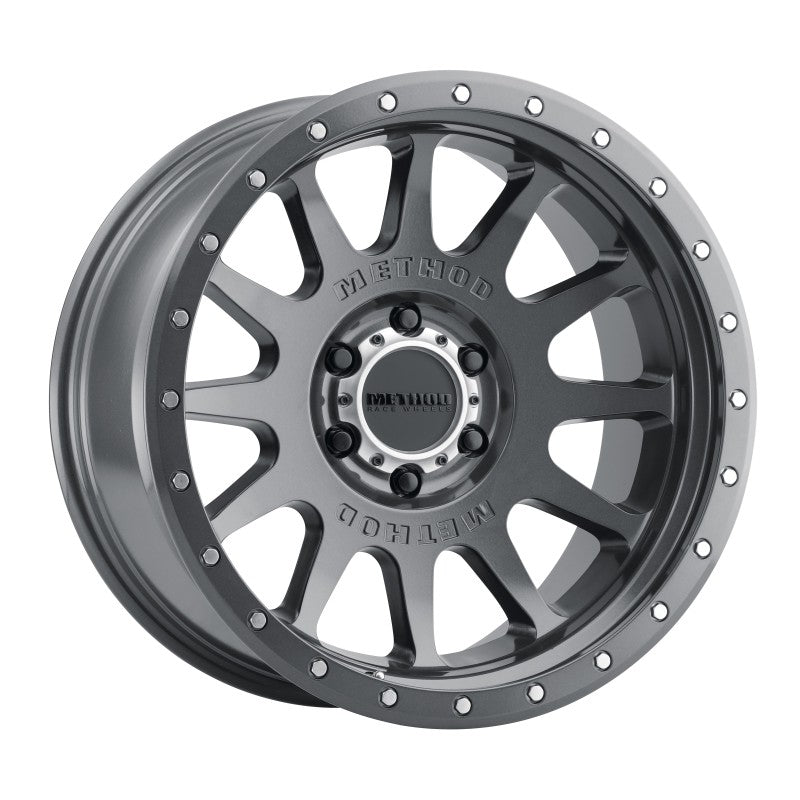 Method MR605 NV 20x10 -24mm Offset 6x135 87mm CB Gloss Titanium Wheel - MR60521016824N
