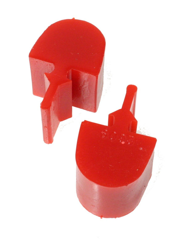 Energy Suspension GM Pull Thru Style Red Bump Stop Set - 3.9102R for 1974-1987 Oldsmobile Cutlass Supreme - front view