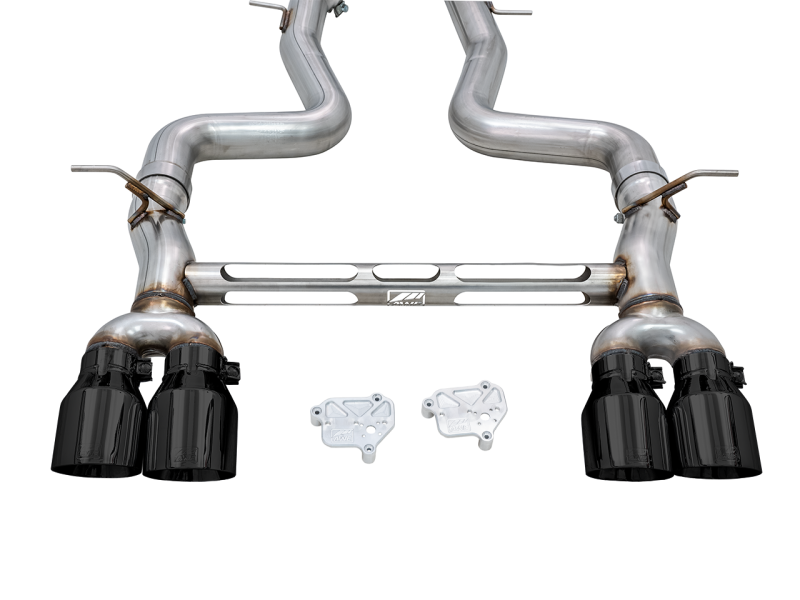 AWE Tuning BMW F8X M3/M4 Track Edition Catback Exhaust - Diamond Black Tips - 3020-43087