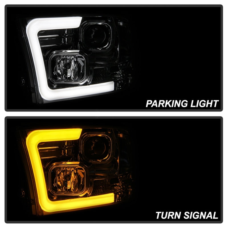 Spyder 09-16 Dodge Ram 1500 Ver 2 Proj Headlight - Light Bar Turn Signal - Chro - PRO-YD-DR09V2-SB-C - 5086259