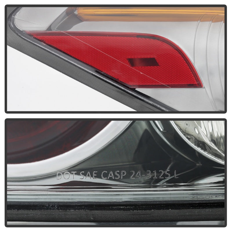 Xtune Nissan Altima Sedan &amp; Hybrid 07-12 Driver Side Tail Lights - OEM Left ALT-JH-NA07-4D-OE-L - 9032059