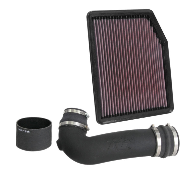 K&N 19-20 GM 1500 V8-5.3L/6.2L 57 Series FIPK Performance Intake Kit - 57-3108 for 2019-2023 Chevrolet Silverado 1500 - front