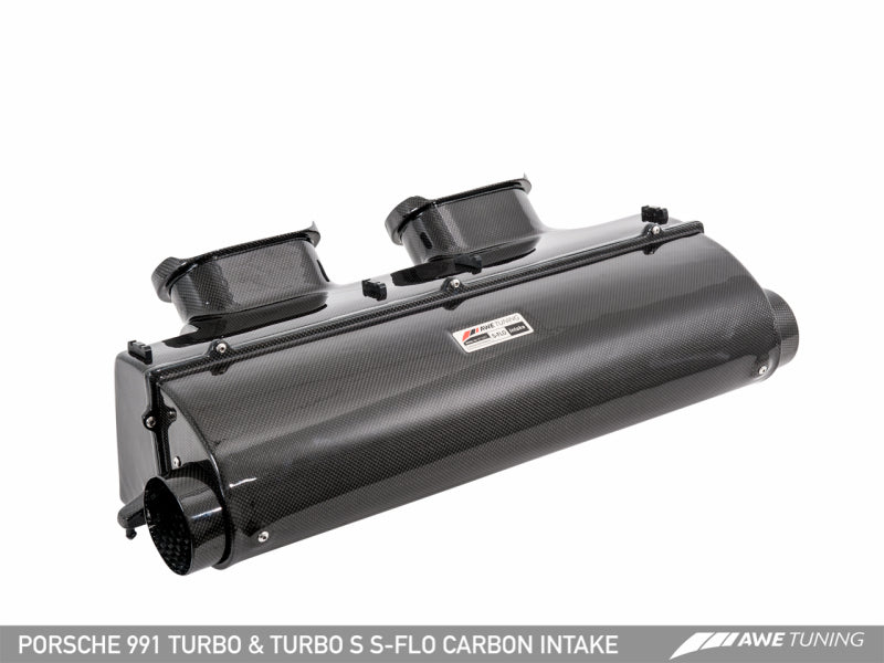AWE Tuning Porsche 991 (991.2) Turbo and Turbo S S-FLO Carbon Intake - 2660-13040