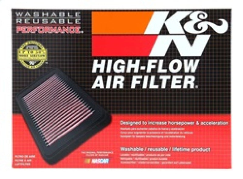 K&N 18-19 BMW M5 V8 4.4L F/I Turbo Replacement Air Filter (Two Per Box) - 33-3128 for 2018-2025 BMW M5 - side view