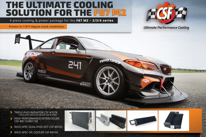 CSF 16-18 BMW M2 (F87) / 12-16 BMW M235i/M235ix Radiator - 7078
