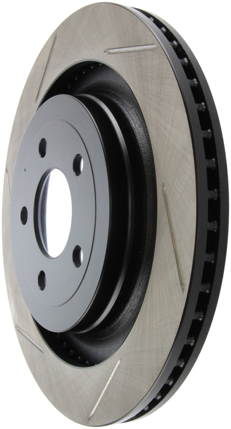 StopTech 15-23 Ford Mustang GT w/ Brembo Brakes Slotted Brake Rotor - Rear Right - 126.61109SR